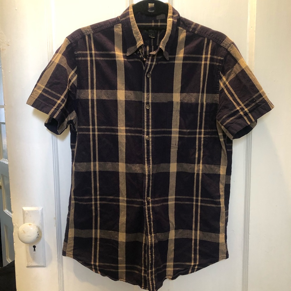 J Crew Cotton Plaid Shirt